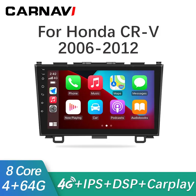

2 Din Android Car Stereo Radio For Honda CR-V 3 RE CRV 2006-2012 Multimedia Player Navigation GPS Carplay Autoradio Head Unit
