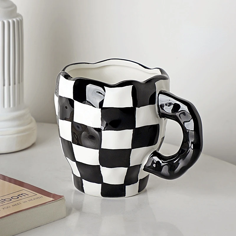 

Creative Espresso Mugs Ceramic Beautiful Breakfast Sublimation Cup Personalized Tazas Desayuno Originales Porcelain Coffee Mugs