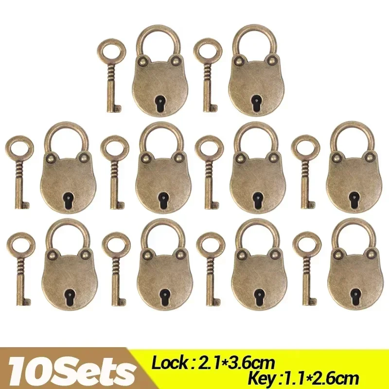 

Мини-античный замок в форме головы медведя, металлические навесные замки из сплава с ключами, сумки для ювелирных изделий, деревянная коробка, замки для ноутбуков, аппаратный навесной замок