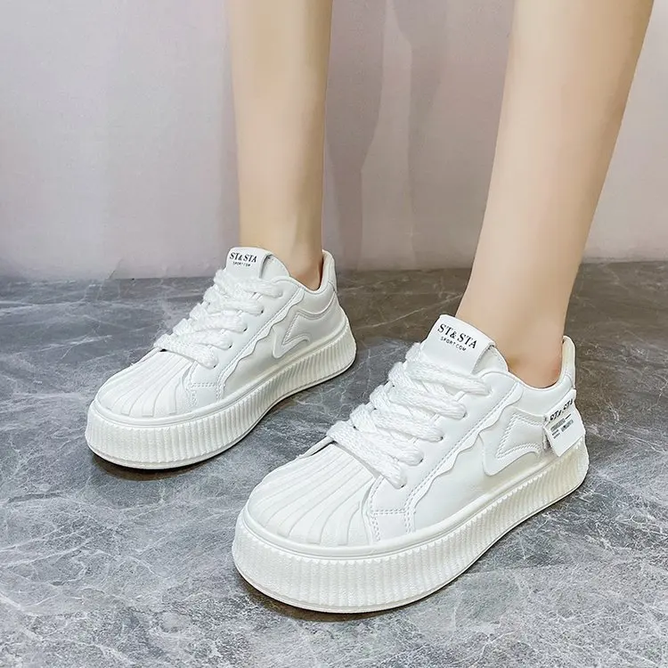 

Brand Sneakers Women's Designer Women's Sneakers Lace Up White Casual Women's Spring Autumn Flats Women's Vulcanized Shoes