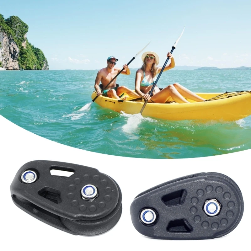 2 шт. шкив для каяка простая установка нейлоновые шкивы корабля яхты каноэ лодки