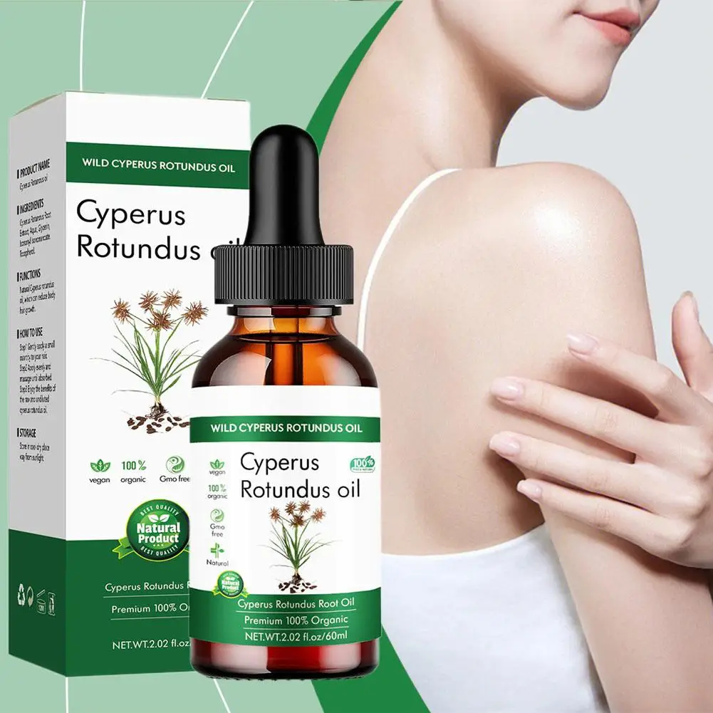 Натуральное масло Cyperus Rotundus 60 мл натуральное бальзама и уменьшает разглаживание