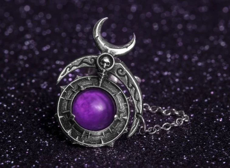 Европа Америка Ретро серебряный цвет украшенный имитацией фиолетового