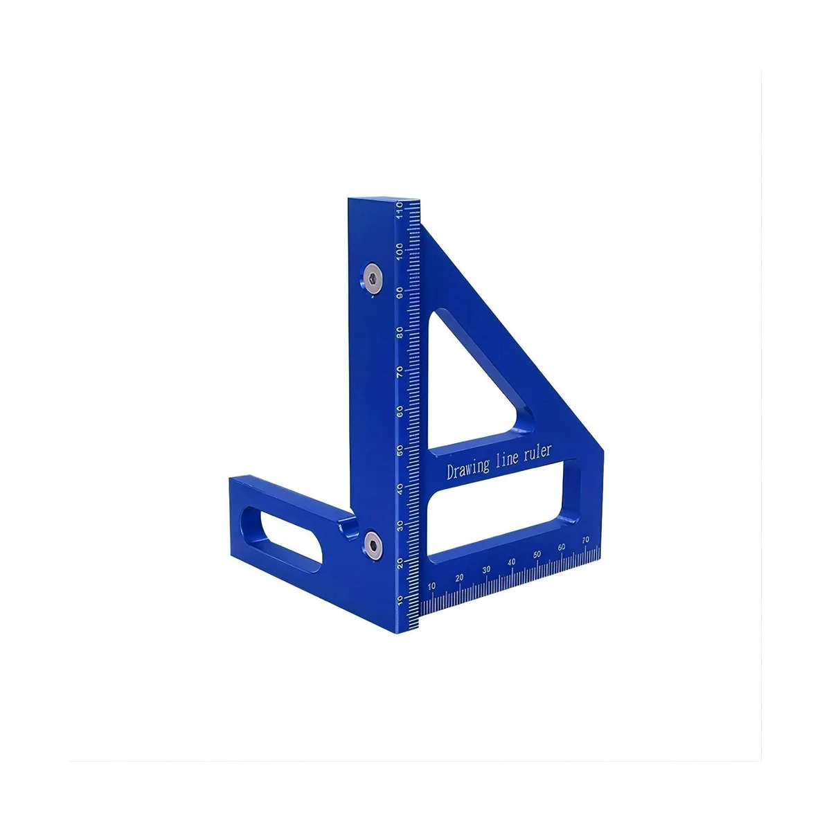 

3D Multi-Angle Measuring Ruler,45/90 Degree Aluminum Alloy Woodworking Square Protractor, for Engineer Carpenter