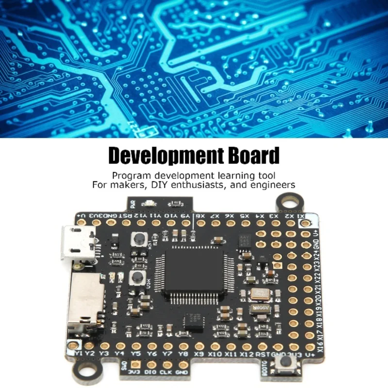 Фото Модуль основной платы для программирования и разработки на PYBv1.1 Pyboard с использованием Python3 STM32F405 №5