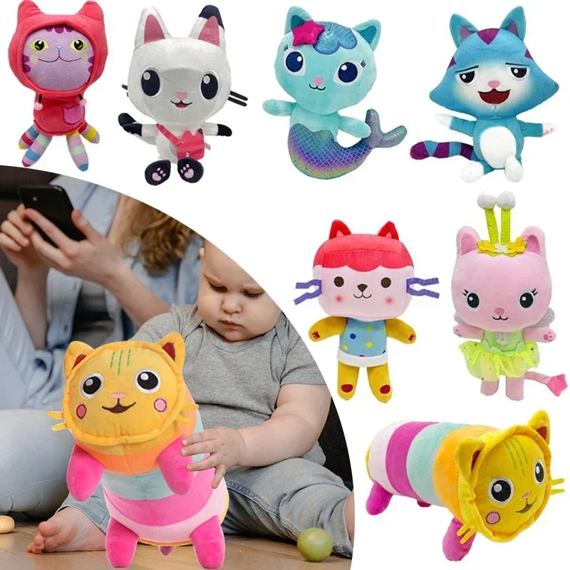 Кукольный домик Габби плюшевые игрушки Mercat мультяшные мягкие фигурка