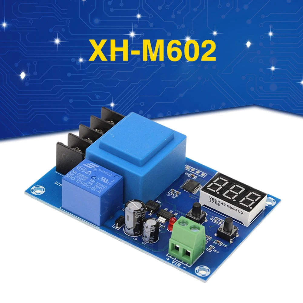 

XH-M602 Digital Control Battery Lithium Battery Charging Control Module Battery Switch Protection Board 3.7-120V Lithium Battery