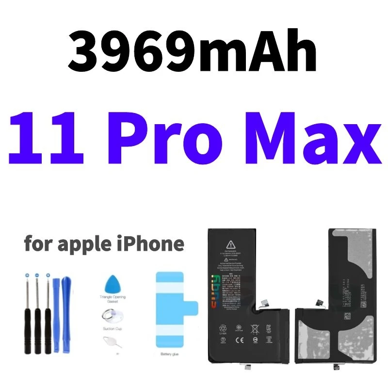 

Аккумулятор 3969 мАч для iphone 11 Pro Max, батарея для iphone11 Pro Max, Сменный аккумулятор для iphone 11 Pro Max, батарея