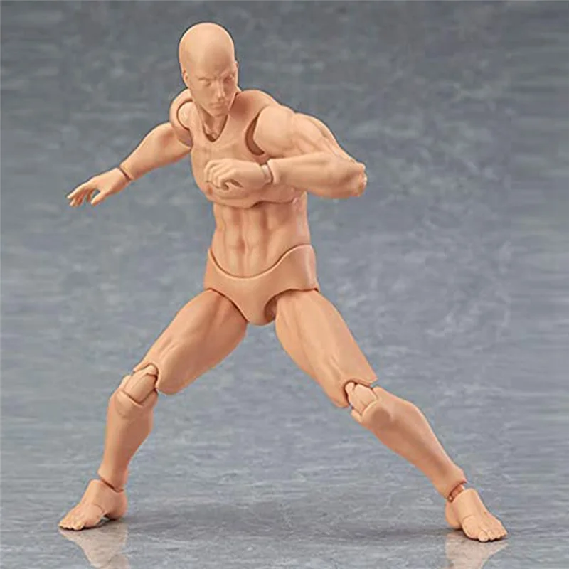 Кукла тела манекен шарнирный фигурки для рисования мужской + женский набор (цвет