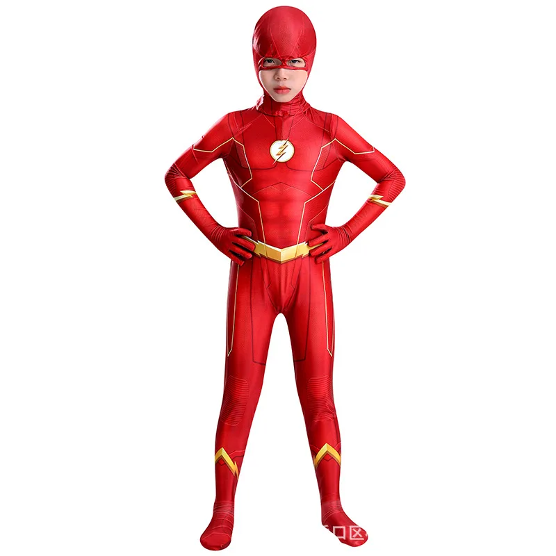 

Костюм для косплея «флэш 4» на Хэллоуин для взрослых и детей, новый костюм супергероя Zentai 52