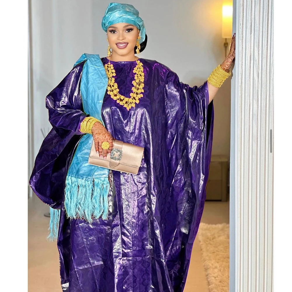 2025 новейшие стильные платья-базен для женщин традиционные африканские вечерние