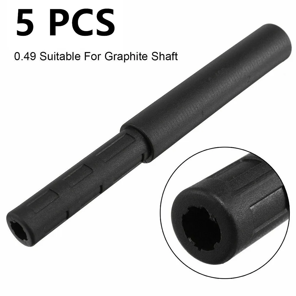 

5Pc Golf Club Shaft Butt Extender Graphite Shaft Extensions Rods For Irons Putter Sticks Upgrade Golf Replacement Part Accessory