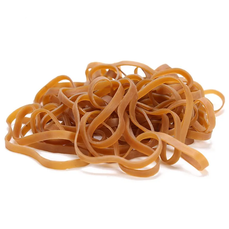 

50/100Pcs 102*6mm Large Rubber Band High-quality Stretchable Sturdy Yellow Rubber Rings Rubber Elastic Bands