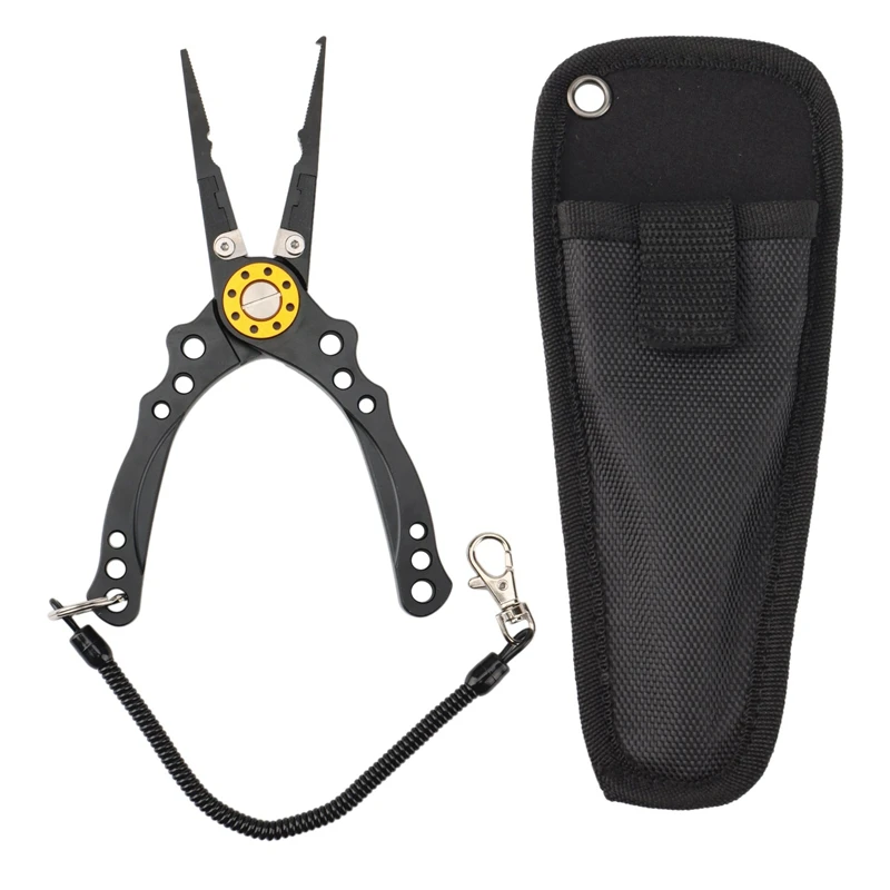 

New Hot Fishing Pliers Multi-Function Fishing Tackle Kit Gripper Hook Remover Split Ring And Braid Line Cutters Fishing