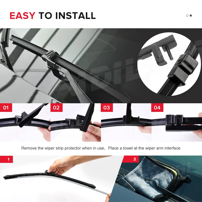 Щетки стеклоочистителя передние для Citroen Xsara Picasso 2006-2010 26 дюймов +