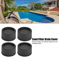 4pcs drain and gasket replacement internal sand filter drain cover thread 33mm for hayward swimming pool sand tank accessory