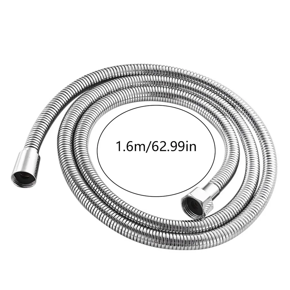 

1pc 1.6 shower Head Hose High Quality Stainless Steel Flexible Soft Water Pipe Bathroom Shower Pipe Accessories