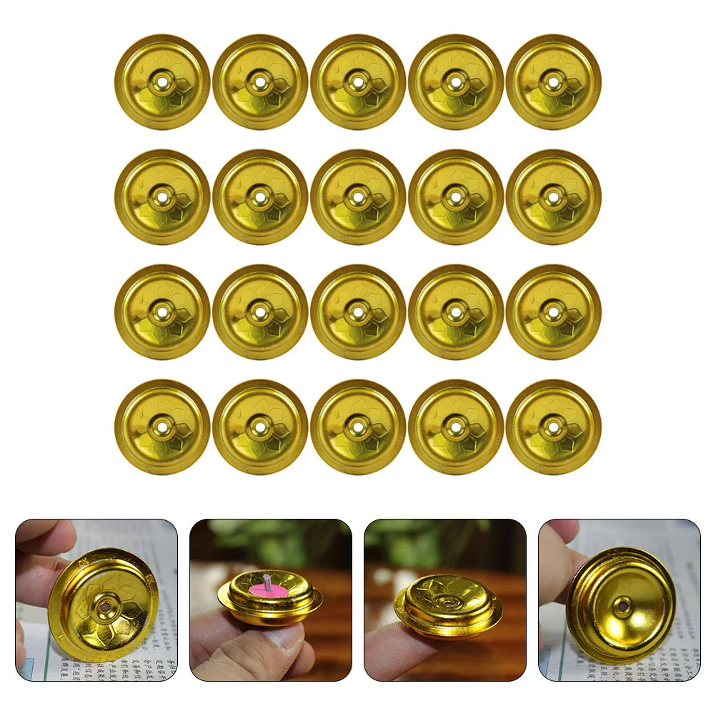 

Wick Holder Lampoil Floating Holderswicks Metal Stand Float Tealight Disc Supplies Accessoriescore Lotus Butter Altar Light Tea