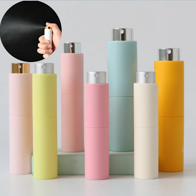 

10ml Portable Spray Bottle Perfume Atomizer Liquid Container Travel Empty Cosmetics Container Refillable Dispenser Bottle