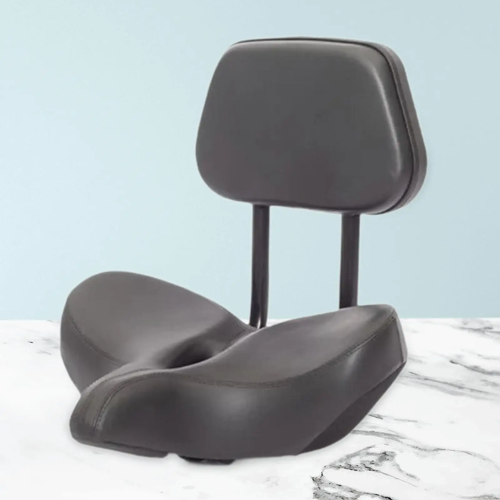 Велосипедное Сиденье со спинкой из искусственной кожи для мужчин и женщин