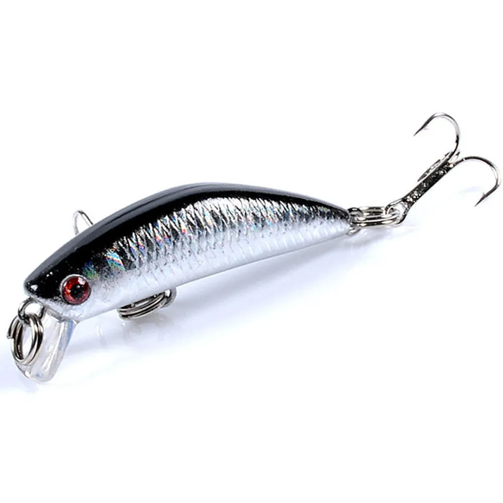 

1pcs Minnow Fishing Lure Wobblers Crankbaits Hard Artificial Bait 3D Eyes 4.5cm 2.8g Floating Plastic Baits Fish Pesca