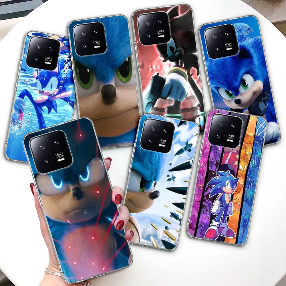 

Чехол для телефона Xiaomi Mi 13, 12T, 11 Ultra, 12, 11T, 10T, 9T Pro, Note 10, 9, A2, CC9, 8 Lite, прозрачный ТПУ чехол S-Sonics H-Hedgehogs