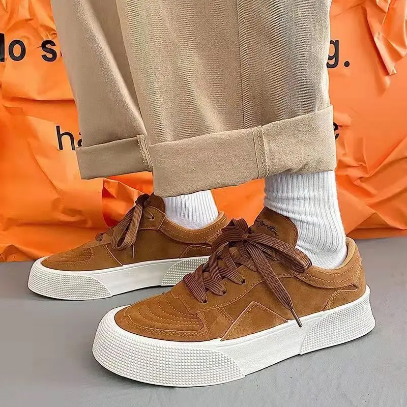 

Мужская обувь Новинка Осень 2023 спортивная обувь на толстой подошве Мужская универсальная Повседневная модная обувь для молодых студентов ...