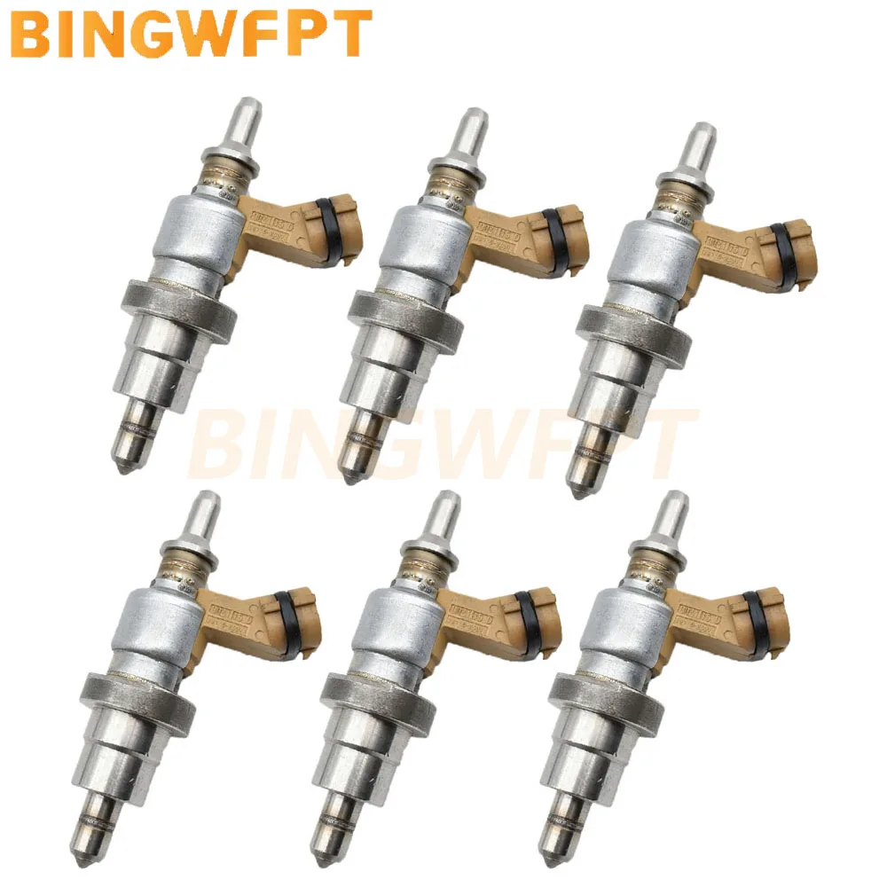 

6PCS Fuel Injector 23710-26010 23710-26011 23710-26012 For Toyota-Corolla Auris Avensis 1ADFTV Rav4 2ADFHV 2371026010 2371026011