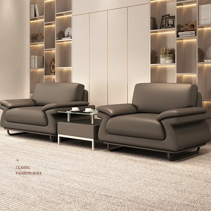 Современный простой офисный диван для встреч кресло с откидывающейся спинкой