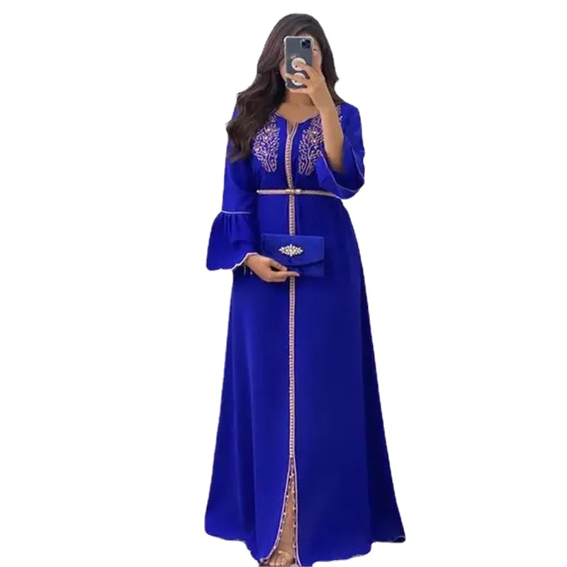 

Muslim Women Prayer Dress Abaya Eid 2023 Ramadan Beading Maxi Long Dresses Islamic Musulman Moroccan Kaftan Vestdidos Turkey