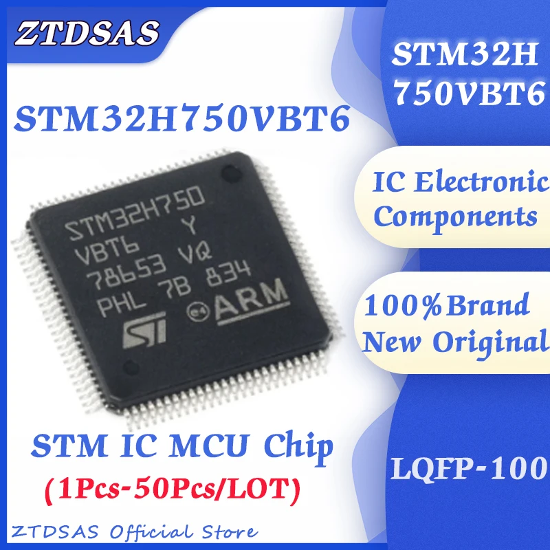 

STM32H750VBT6 STM32H750VB STM32H750V STM32H750 STM32H STM32 STM IC MCU Chip LQFP-100