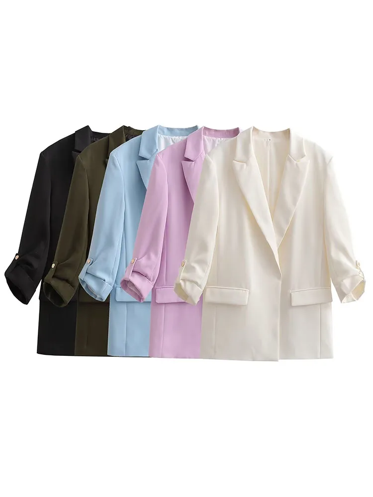 

Женское винтажное пальто с карманами, новая весенняя модная шикарная верхняя одежда 2023