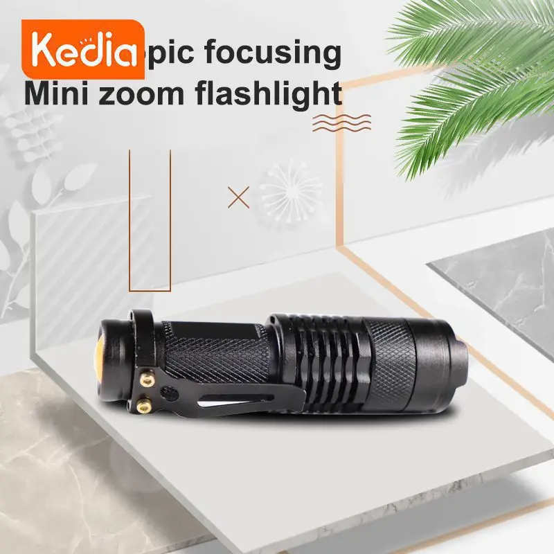 

High Quality Waterproof No Battery Needed Led Flashlight Outdoor Camping Zoomable Long Lasting Portable Nighttime Activities