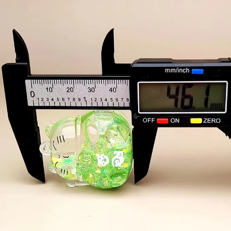 1 шт. миниатюрные фигурки мультяшного кота из смолы 3D светящийся маленький