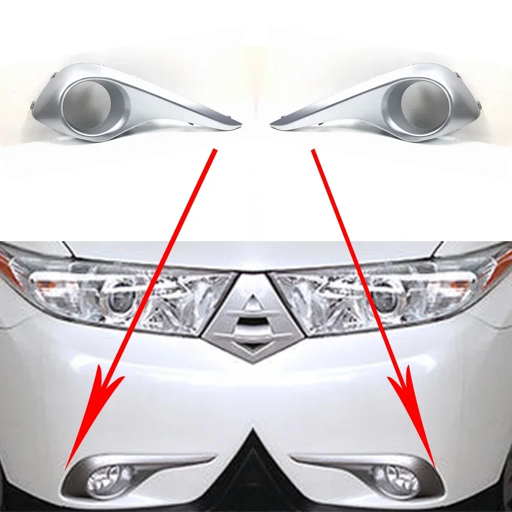 

Накладка на противотуманную фару для Toyota Highlander 2012 ~ 2014