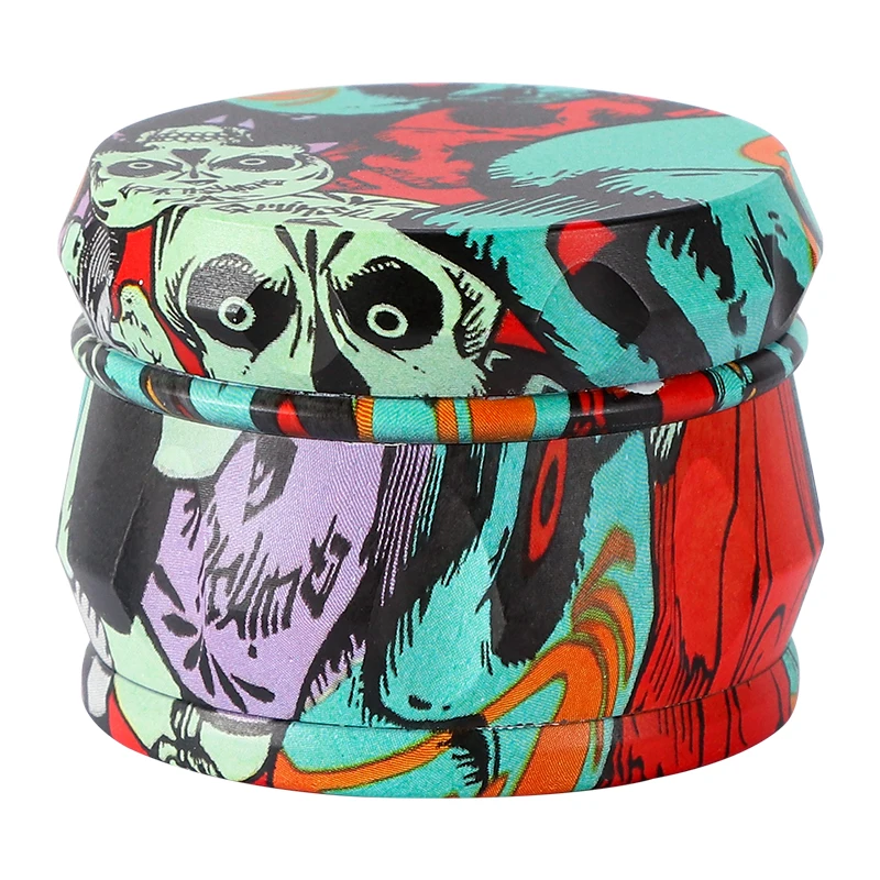 

Multi-color Tobacco Weed Grinder Smoking Accessories Manual Hand Grass Spice 60MM Colorful Miller Crusher Machine For Smoking