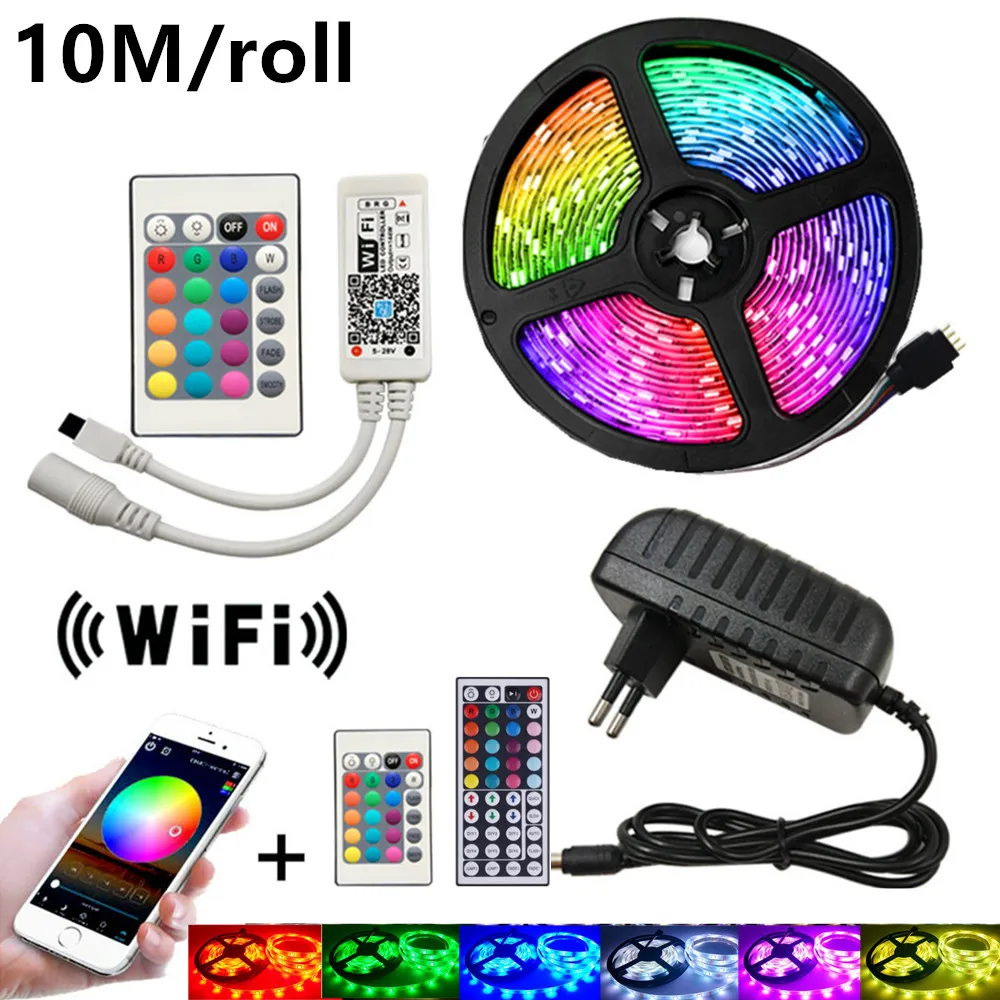 

10 м/рулон, светодиодная ленсветильник, 12 В, RGB 5050