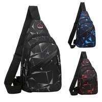 mens shoulder messenger bag short travel couple chest bag lightweight outdoor sports leisure shoulder bag trend double bag
