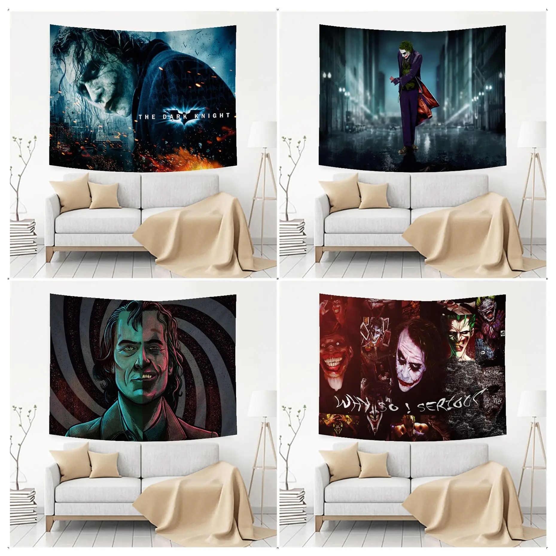 

BANDAI Joker DIY Wall Tapestry Indian Buddha Wall Decoration Witchcraft Bohemian Hippie Japanese Tapestry