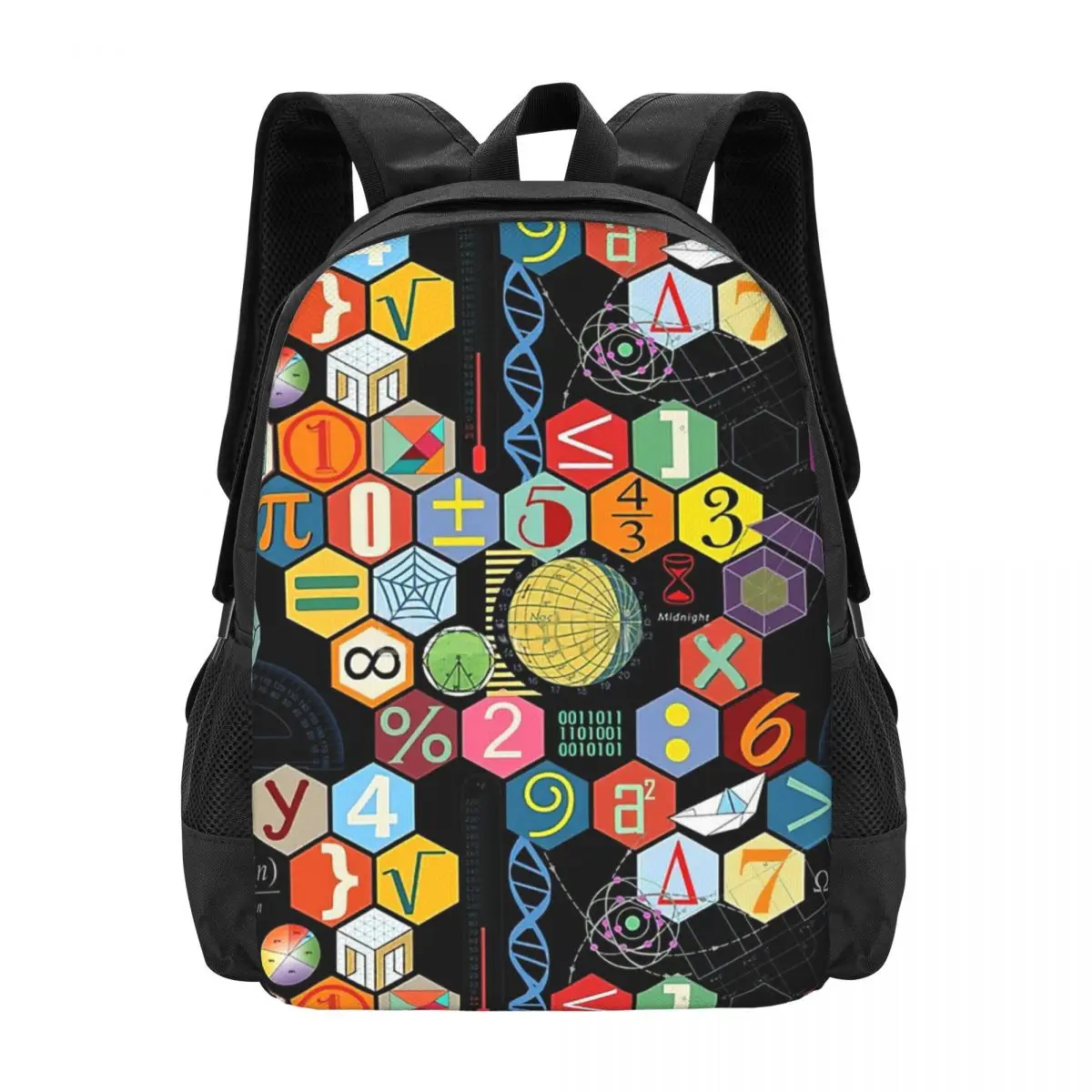 Math In Black! Backpack for Girls Boys Travel RucksackBackpacks for Teenage school bag