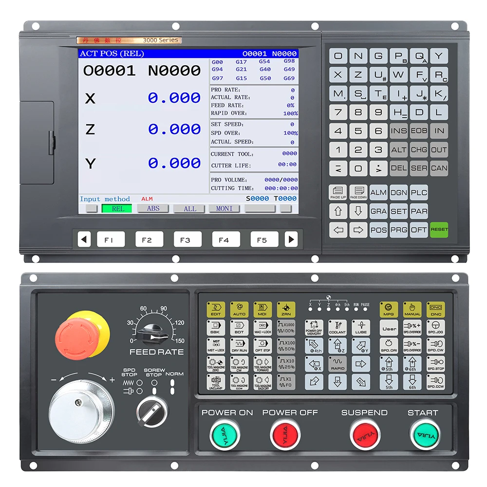 

Popular 3 Axis Lathe CNC Controller With PLC Function Is Similar To GSK CNC Controllers