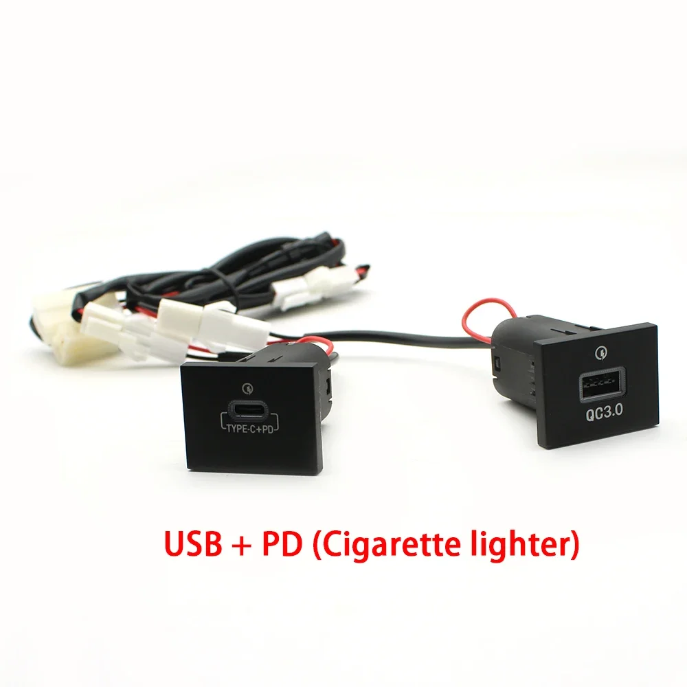

USB-разъем для зарядного устройства, адаптер для быстрой зарядки QC3.0, выключатель питания для Ford Focus 2 mk2 2009 2010 2011, автомобильные аксессуары для электроники