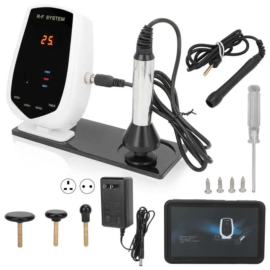

Radio Frequency Beauty Instrument Smoothing Fine Lines 3 Modes 7 Gears Red Light RF Skin Tightening Machine 448kHz for Skin