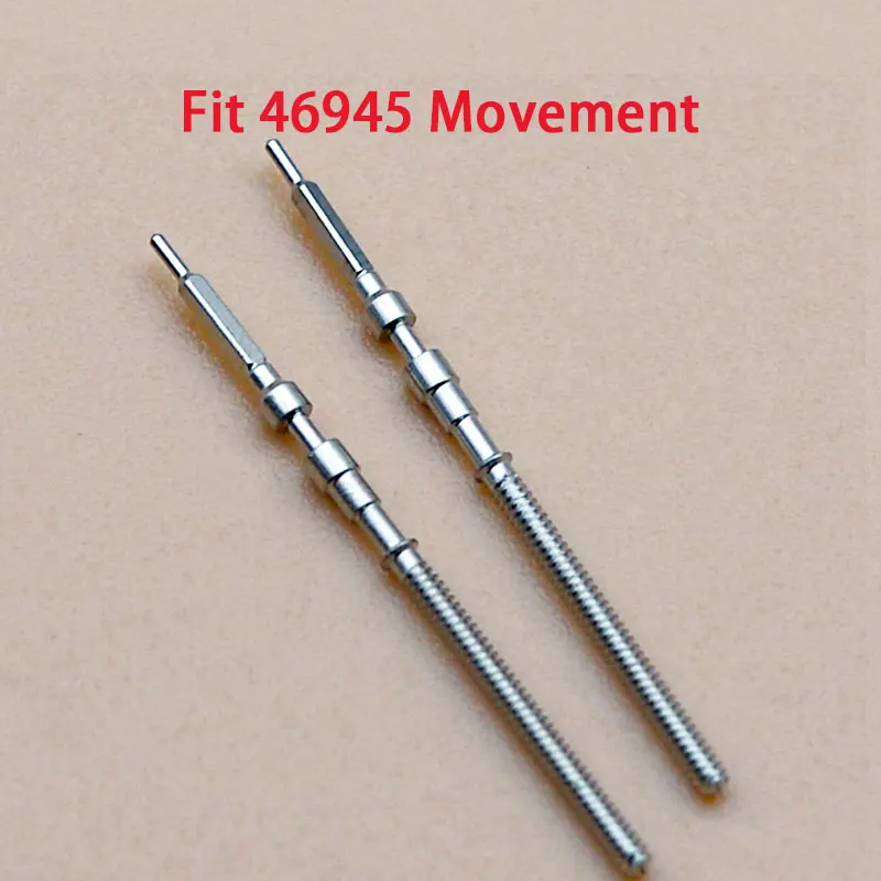 2/5Pcs 46945 Watch Movement Stem Fit for Oriental Double Lion Watch Aftermarket Replace Spare Parts 46945 Movement Winding Stems