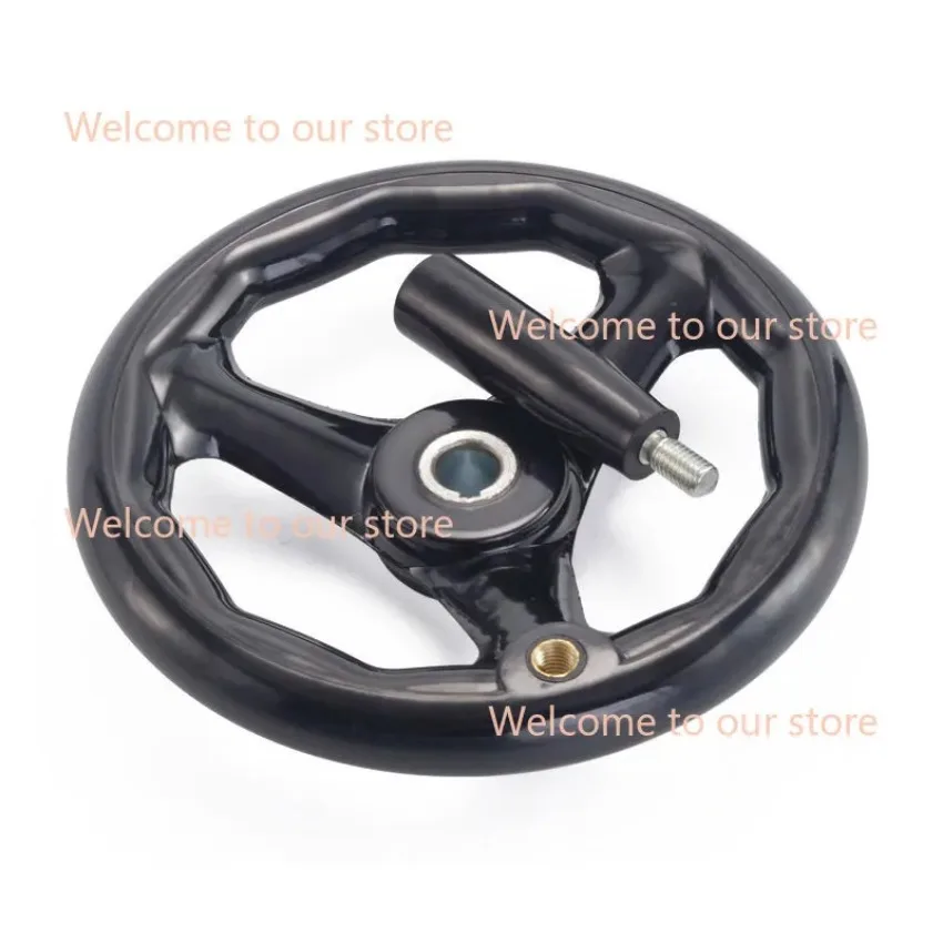 1 шт. черный фрезерный станок токарный ручное колесо с ЧПУ волнистые Круглые