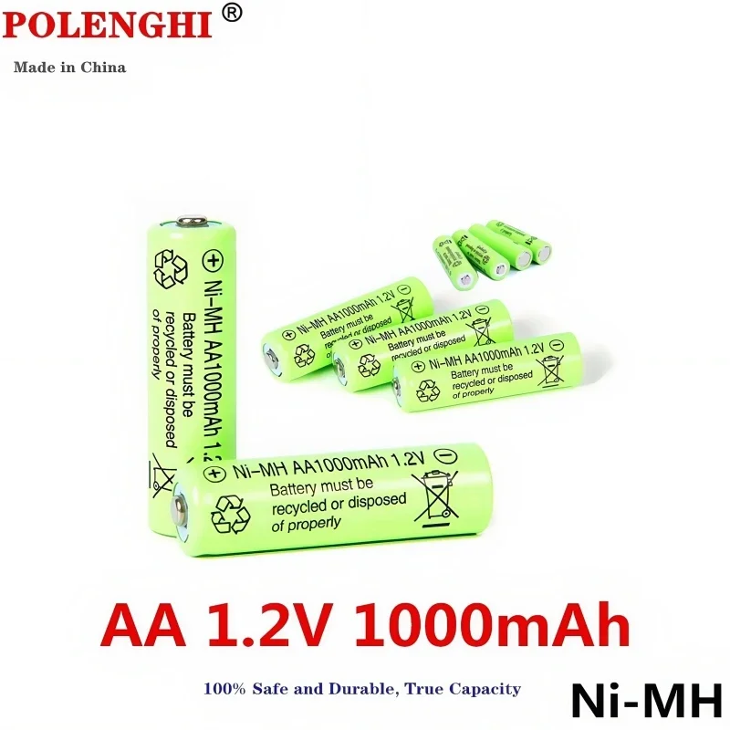 Фото Ni-MH аккумуляторная батарея AA 1,2 В, 1000 мАч №1