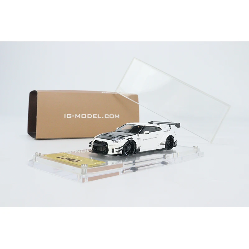 

IG 1/64 LB-WORKS Nissan GTR R35 type 2 White полимерная модель автомобиля