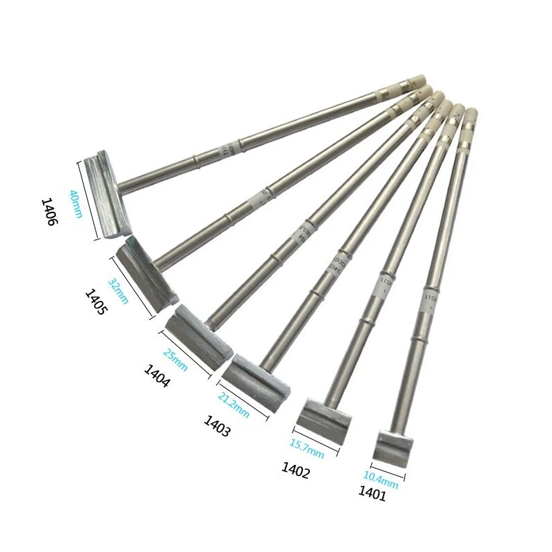 

BGA Kits LY T12 Welding Tips Spade Spatula Type Soldering Iron Tips 1401 1402 1403 1404 1405 1406 for Soldering Iron Station