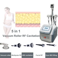 portable 5 in 1 vela body shape weight loss vacuum cavitation slimming roller shaping massage fat removal face lift machine