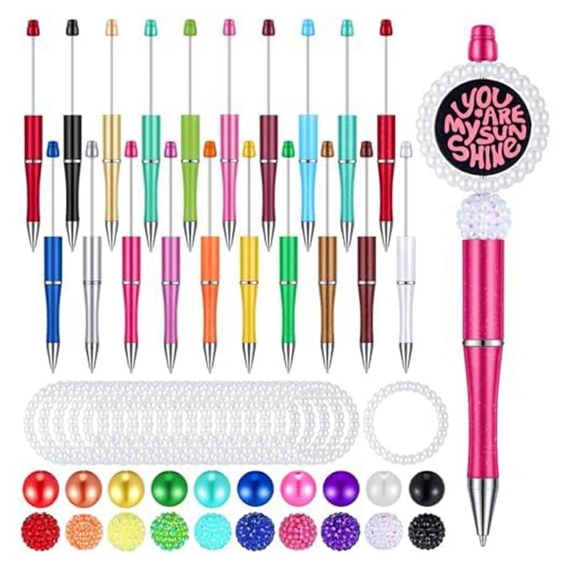 Ручки из бисера объемные акриловые бусины уплотнительные кольца и черные